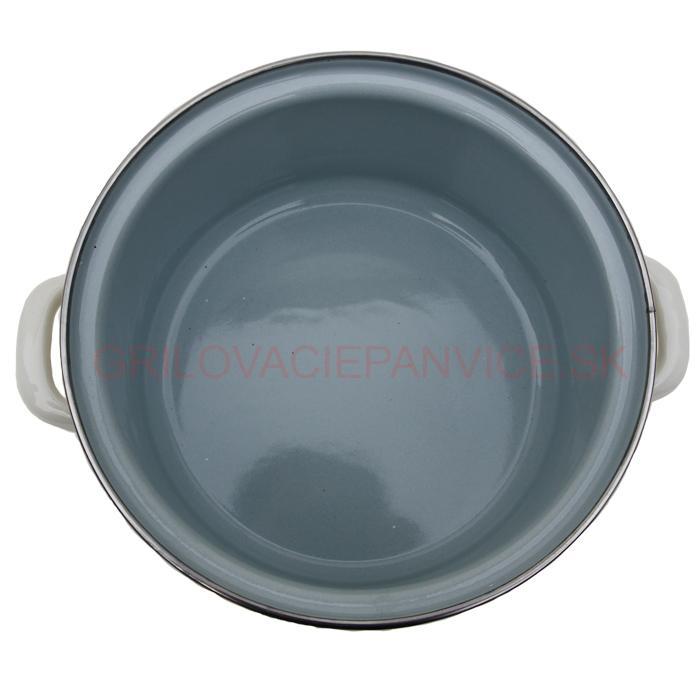 Smaltovaný kastról 24 cm (kvetiny)