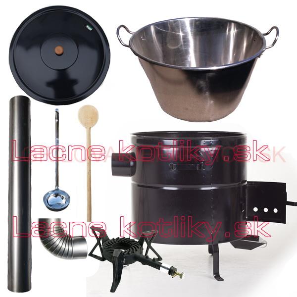 Zabíjačková nerezová súprava 60L MAX + liatinový horák KEMPER