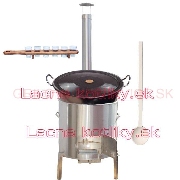 Zabíjačková nerezová súprava 70 L + štamperlíky