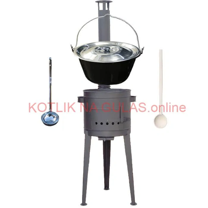 Smaltovaný kotlík 30 L (1,2 mm) + vysoká kotlina 47 cm (2 mm) HODO PLUS 600