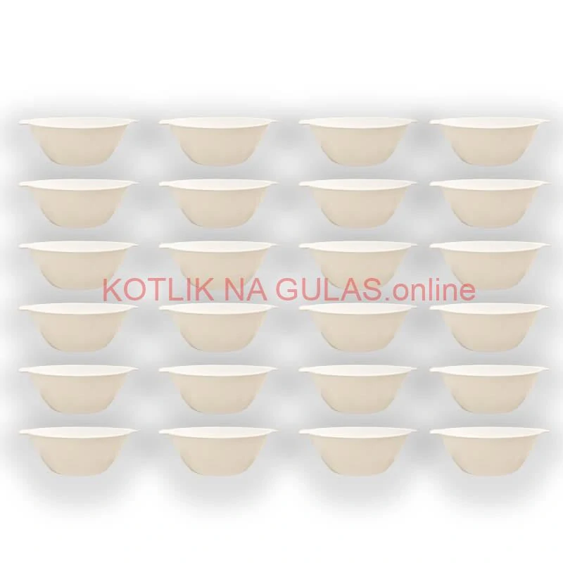 Sada 24 ks: Plastová miska na fajnový kotlíkový guláš a polievky – 750 ml