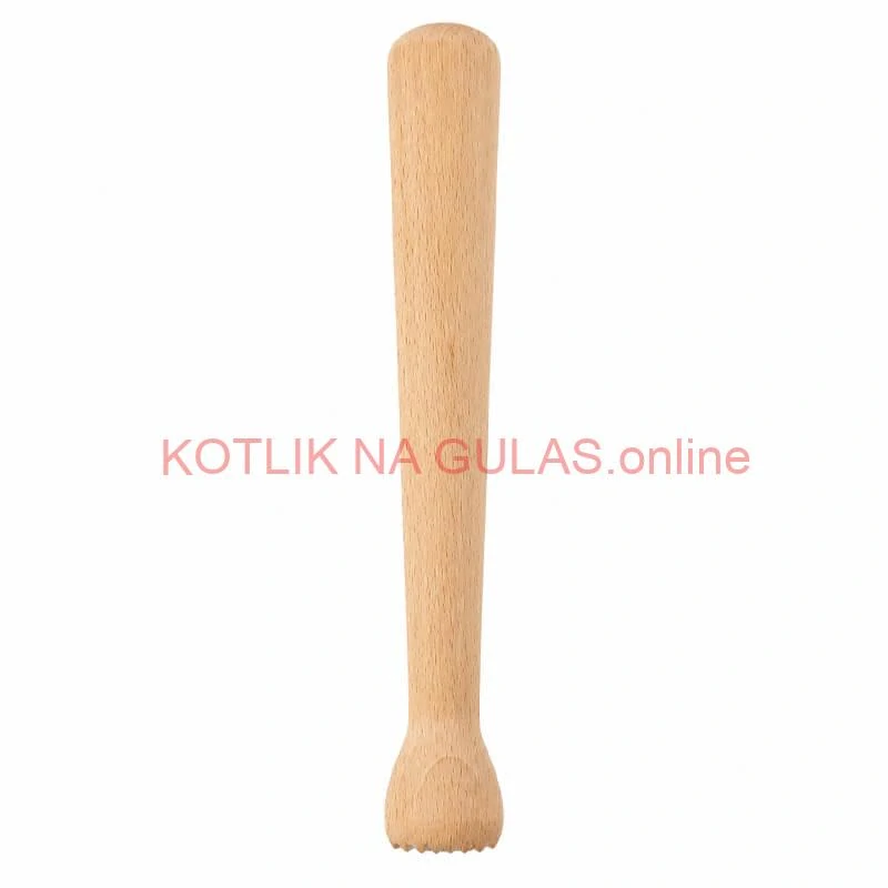 Drevený drvič na cesnak a bylinky 22 cm