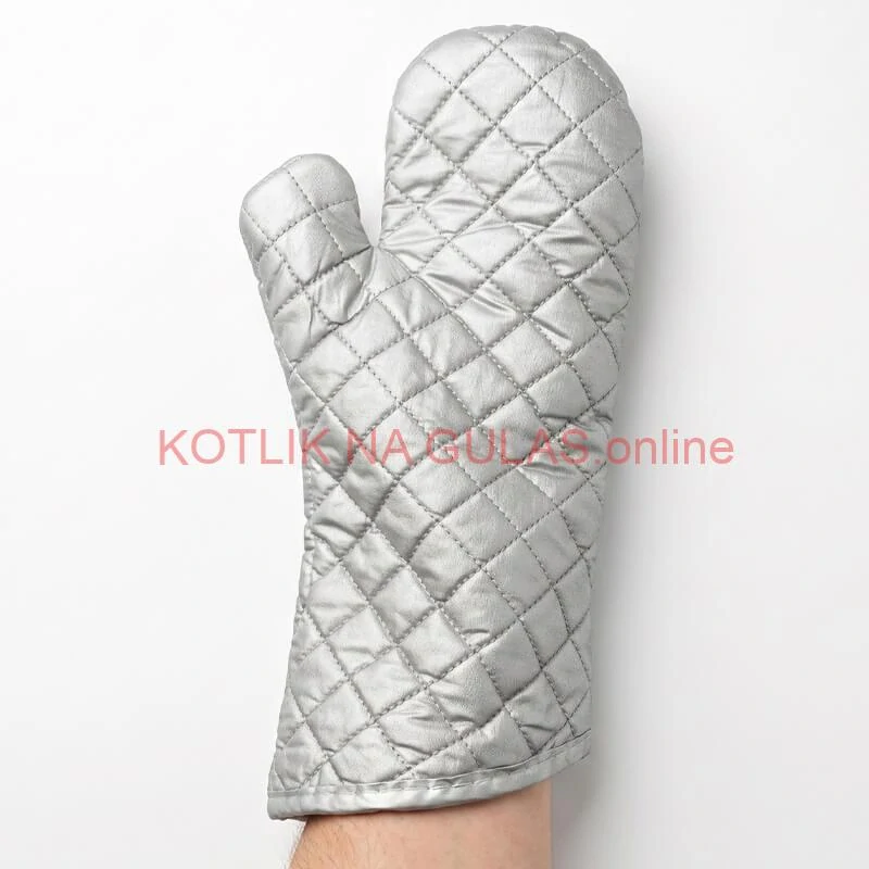 Chňapka strieborná s dlhým rukávom 35 cm