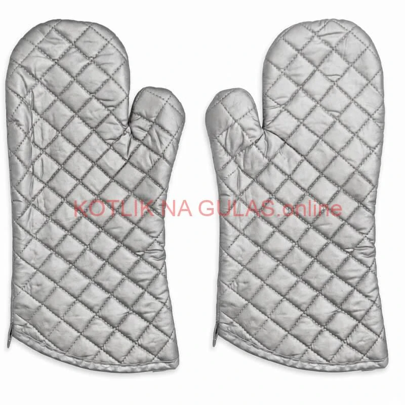 Chňapky strieborné dlhé 35 cm — sada 2 ks