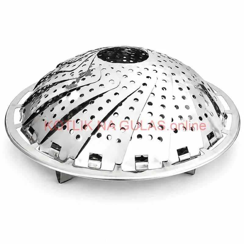 Skladací nerezový parák 16–28 cm do hrnca