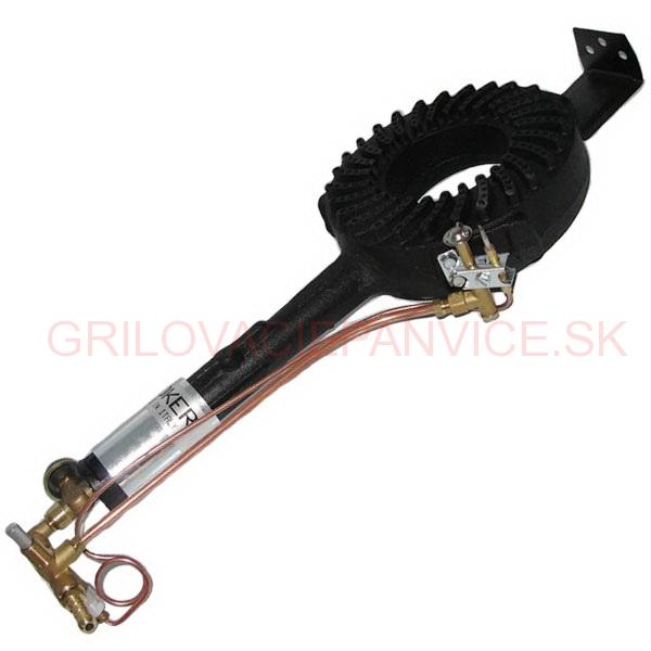 Plynový liatinový horák 8800W Industriale s termopoistkou a pilotným plameňom