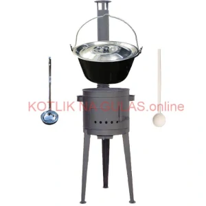 Smaltovaný kotlík 30 L (1,2 mm) + vysoká kotlina 47 cm (2 mm) HODO PLUS 600