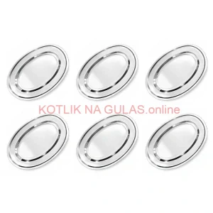 Nerezové podnosy pre catering – set 6 ks (30,5cm) - Servíruj s istotou a štýlom