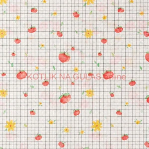 Umývateľný obrus Jablká a kvety 137 × 183 cm