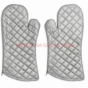 Chňapky strieborné dlhé 35 cm — sada 2 ks
