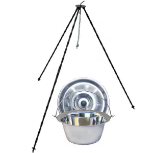 Nerezový kotlík 8 L INOX  + pokrievka + stojan CLASSIC