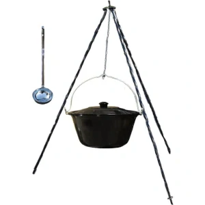 Smaltovaný kotlík 16 L + pokrievka + stojan