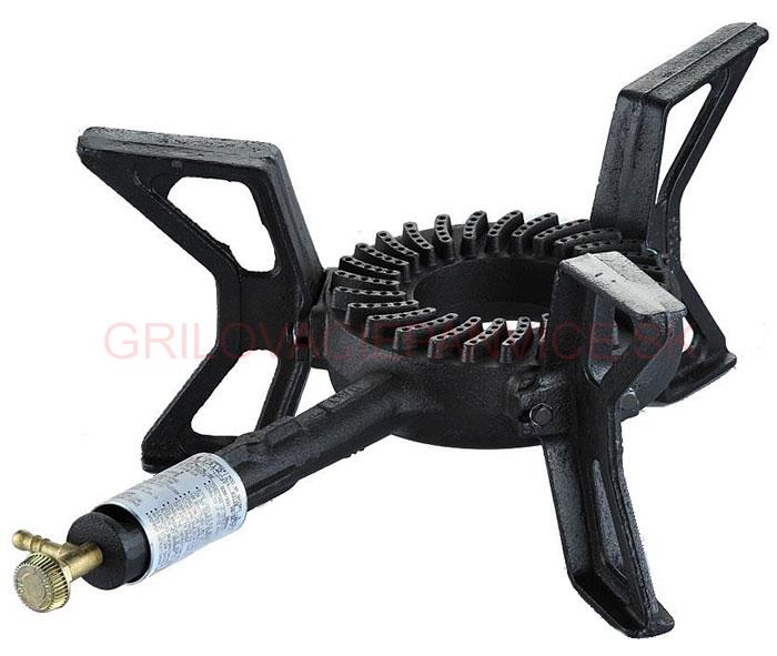 Plynový varič Foker 3P Ghisa FFD 9 kW s termopoistkou
