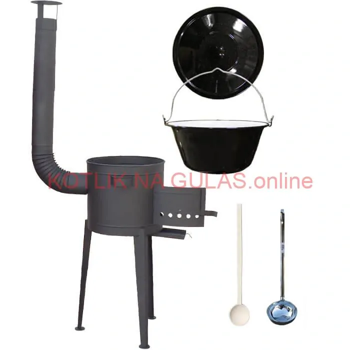 Kotlíkový gulášový set 42 PLUS 600 + smaltovaný kotlík 20 L