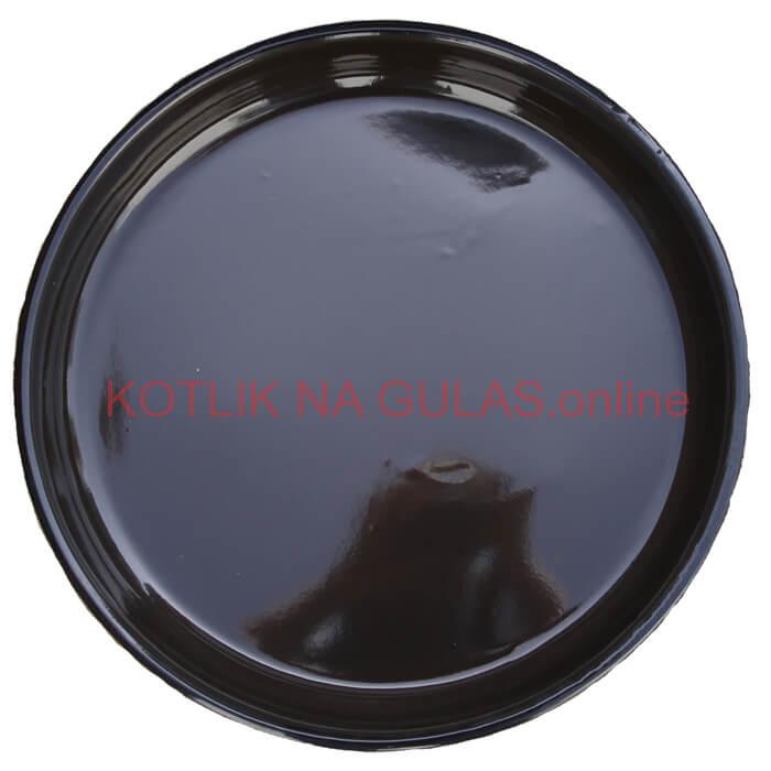 Smaltovaný okrúhly pekáč 34 cm, výška 6 cm