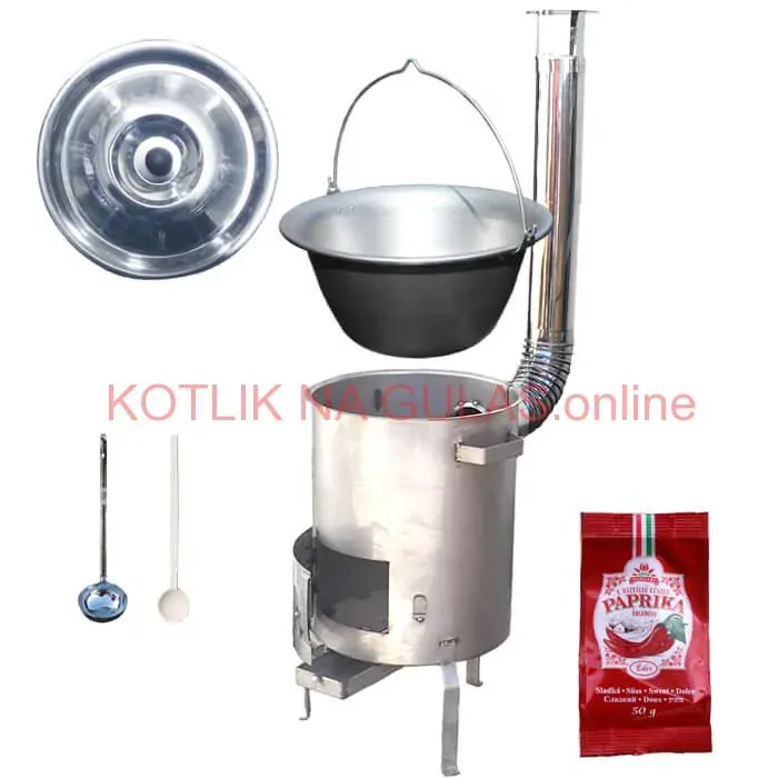 Nerezový kotlík 30 L (1,5 mm) + nerezová kotlina (1,5 mm) 45 cm STRONG EXCLUSIVE