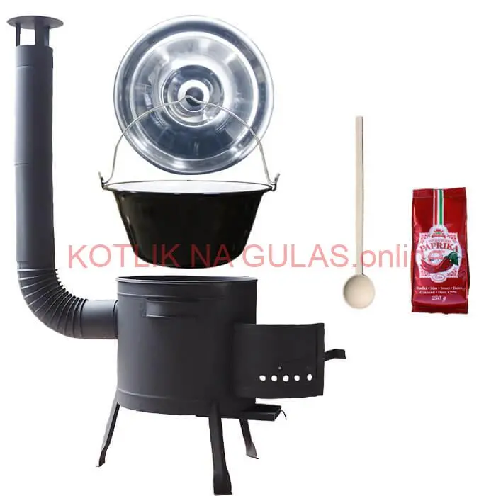 Smaltovaný kotlík 25 L (1,2 mm) + hrubostenná (1,5 mm) žiaruvzdorná kotlina BALKY STRONG 42 PLUS 600