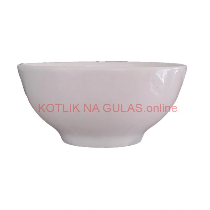 Keramická miska na servírovanie gulášu 15 cm biela