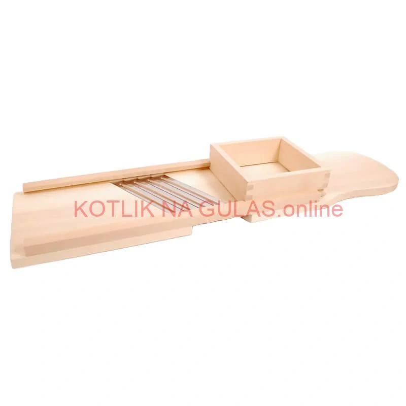 Ručný drevený krájač kapusty 4 nože 93 x 23,5 cm (obrovský)