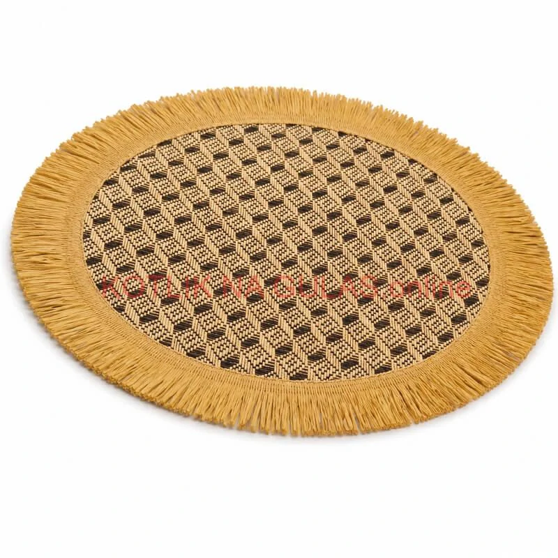 Prírodná podložka pod tanier so strapcami 37 cm