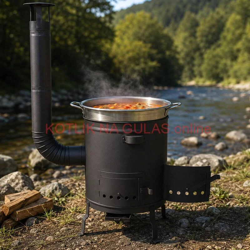 Hrubostenná kotlina 56 cm (2 mm) STRONG + žiaruvzdorná farba Plus 600