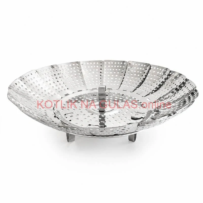 Skladací nerezový parák 16–28 cm do hrnca