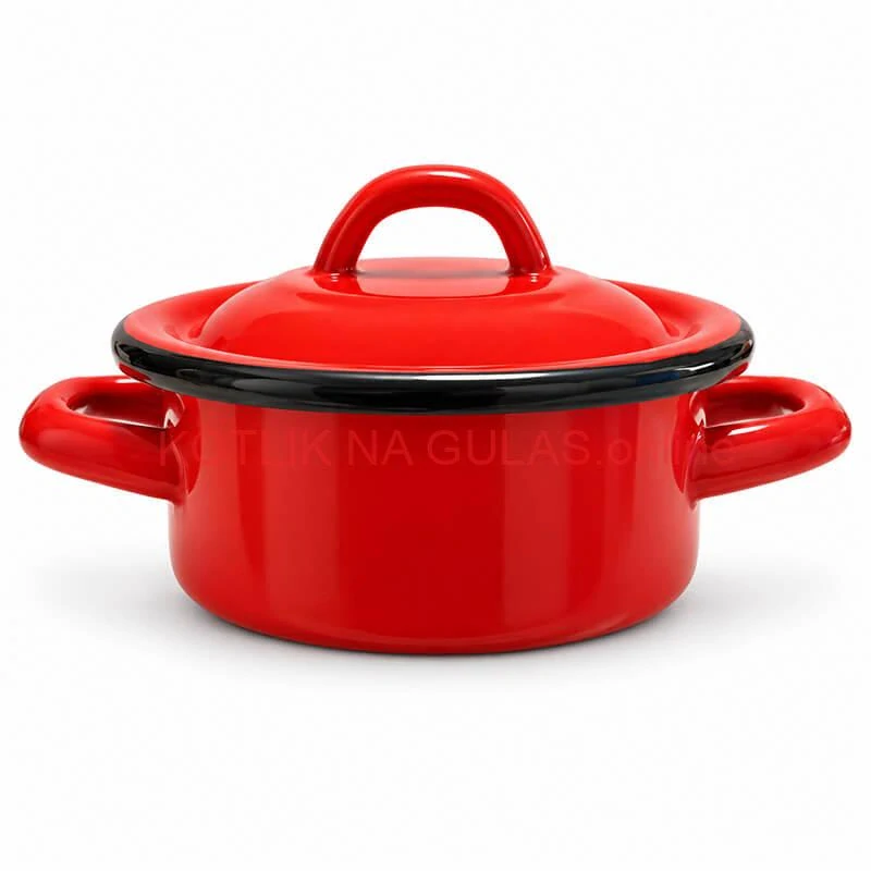 Smaltovaný kastról FALCO s pokrievkou