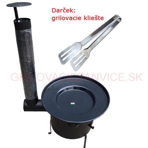 Grilovacia panvica s retiazkou + kotlina 39 cm