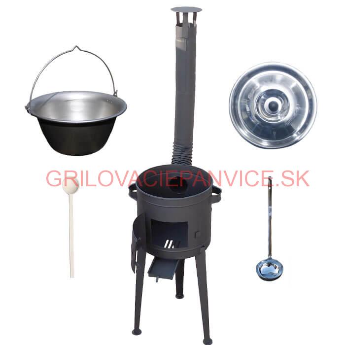 Nerezový kotlík 30 L (1,5 mm) + vysoká kotlina 45 cm PLUS 600