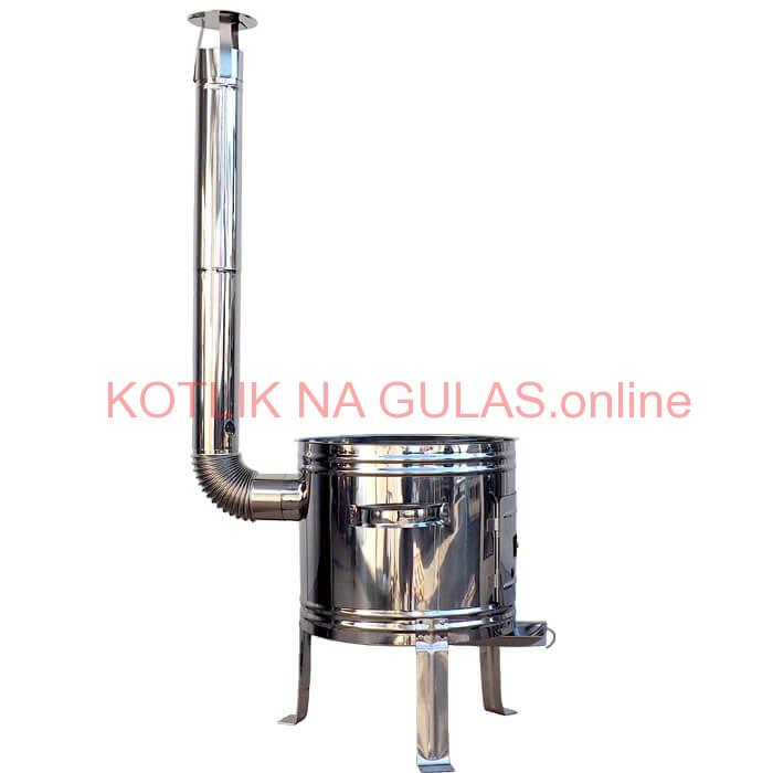 Nerezová kotlina s antikorovou úpravou 36 cm INOX