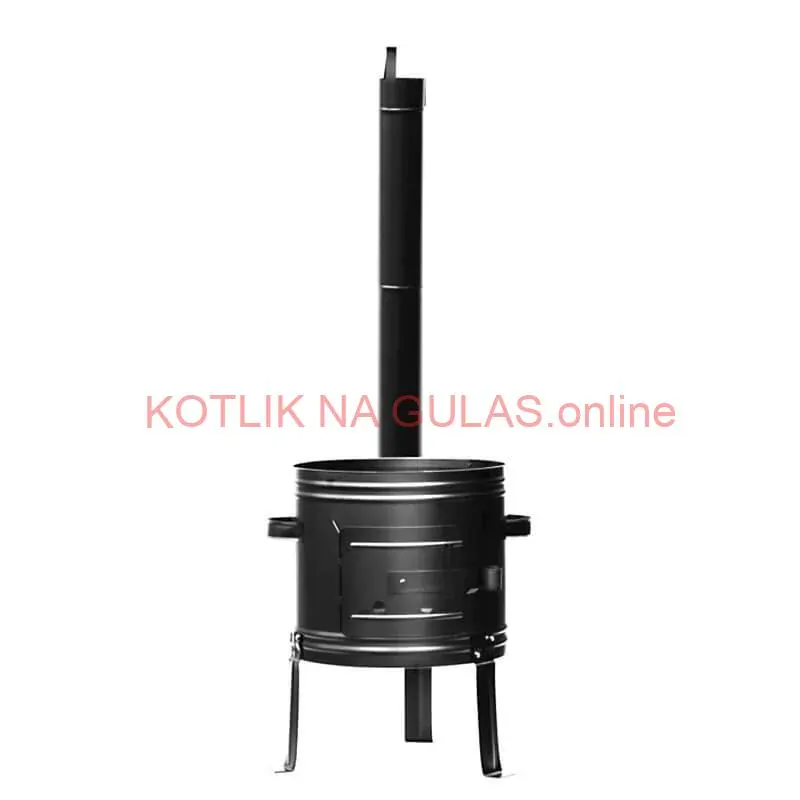 Smaltovaný kotlík 20 L (0,8 mm) + kovová kotlina 42 KOV + vareška + misky 12 ks