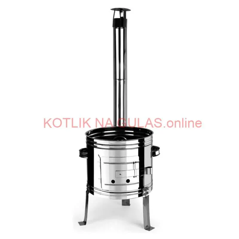 Smaltovaný kotlík 13 L + Nerezová kotlina 36 INOX + misky 12 ks