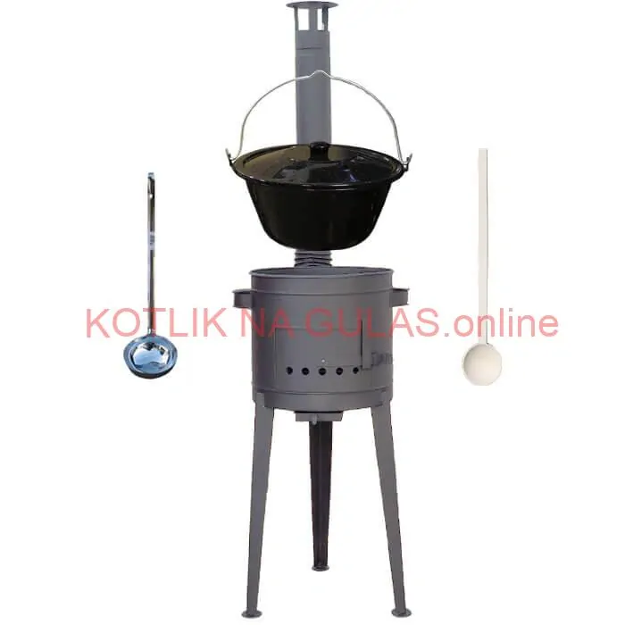 Smaltovaný kotlík 20 L (1,2 mm) + vysoká kotlina (1,5 mm) HODO 42 PLUS 600
