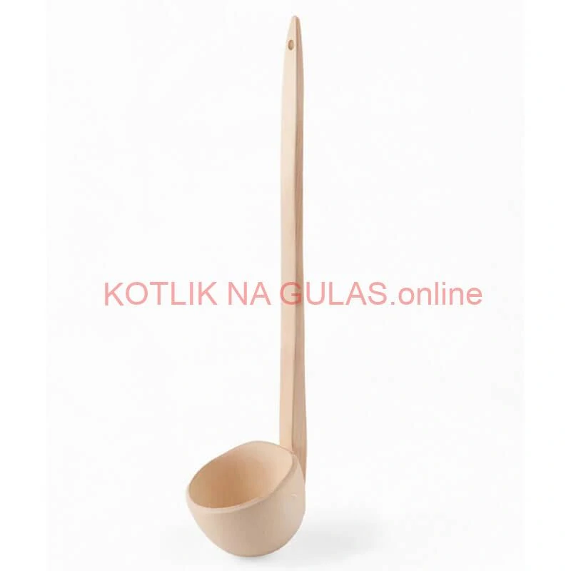 Drevená naberačka veľká 57 cm