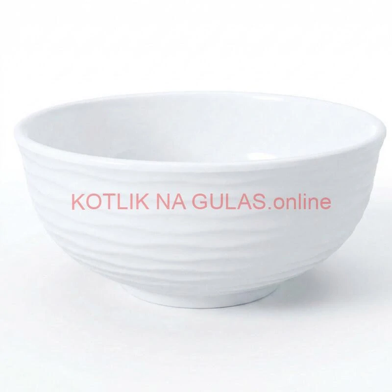 Prémiová biela miska s kamennou štruktúrou 750 ml