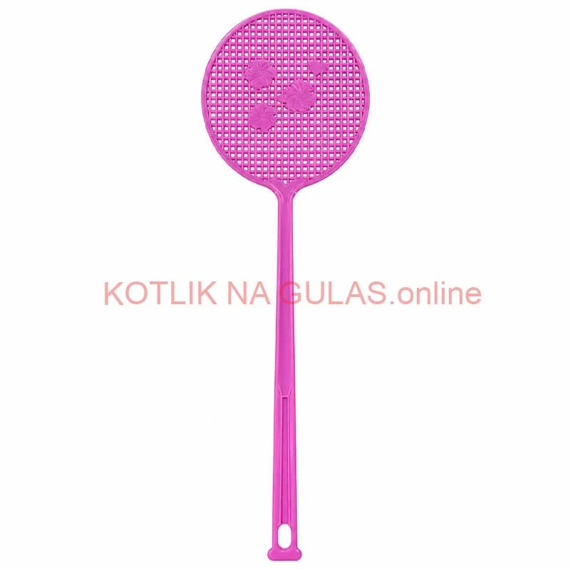 Plastová plácačka na muchy 49 cm – mix farieb