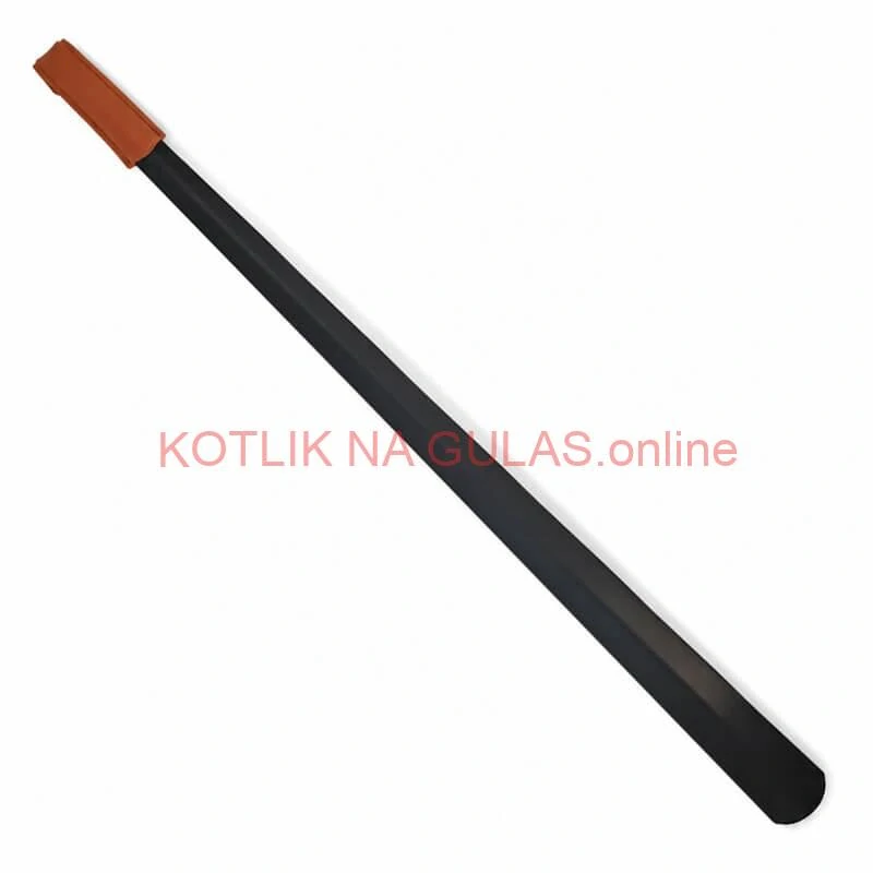 Kovový obuvák 80 cm s rukoväťou zo syntetickej kože