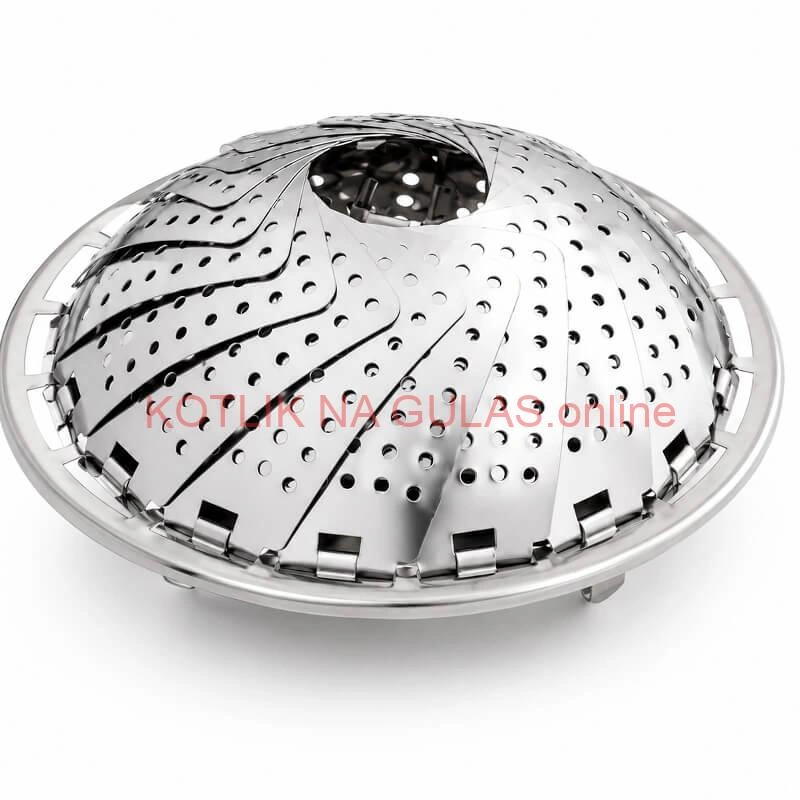 Skladací nerezový parák 16–28 cm do hrnca