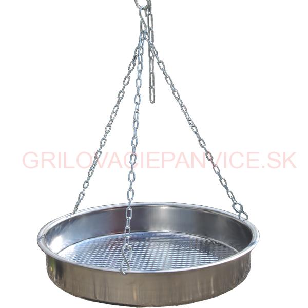 Nerezová panvica s retiazkou 49 cm