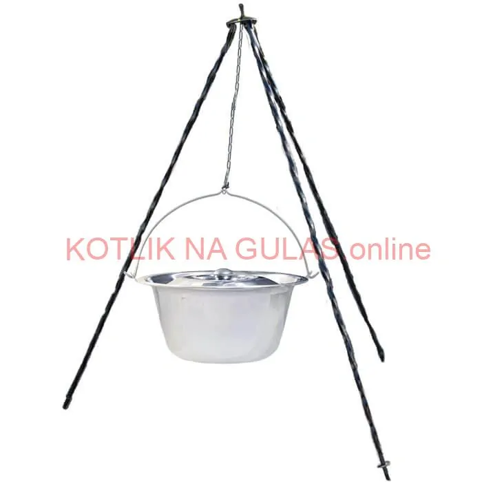 Nerezový kotlík 8 L INOX + pokrievka + stojan CLASSIC