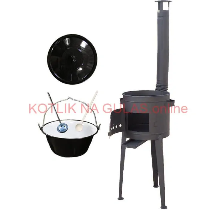 Kotlíkový gulášový set 42 PLUS 600 + smaltovaný kotlík 20 L