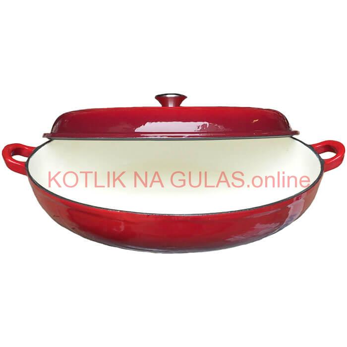 Po smaltovaná liatinová misa na pečenie 40 cm