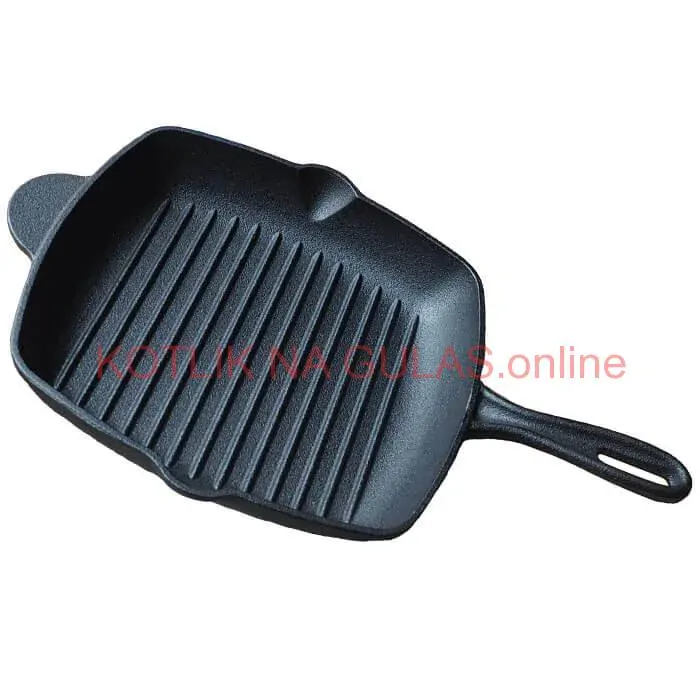 Liatinová panvica na grilovanie a pečenie 26 x 26 cm