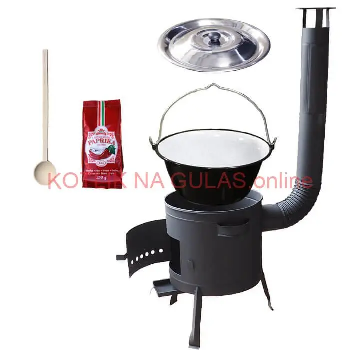 Smaltovaný kotlík 25 L (1,2 mm) + hrubostenná (1,5 mm) žiaruvzdorná kotlina BALKY STRONG 42 PLUS 600