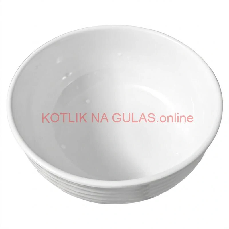 Prémiová biela miska s kamennou štruktúrou 750 ml
