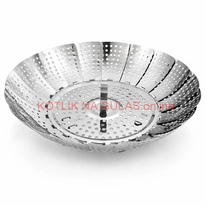 Skladací nerezový parák 16–28 cm do hrnca