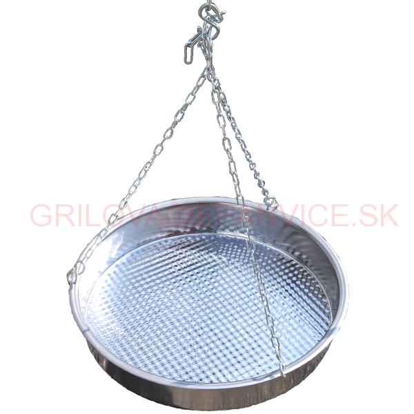 Nerezová panvica s retiazkou 49 cm