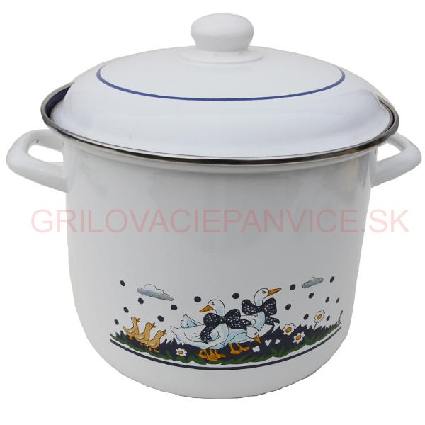 Smaltovaný hrniec 8 L Kačička