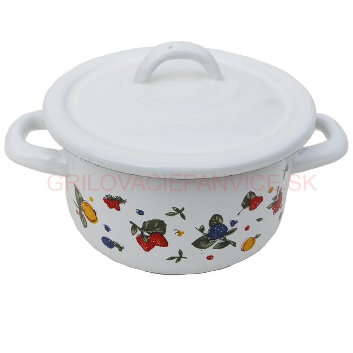 Smaltovaný kastról 14 cm (ovocie)