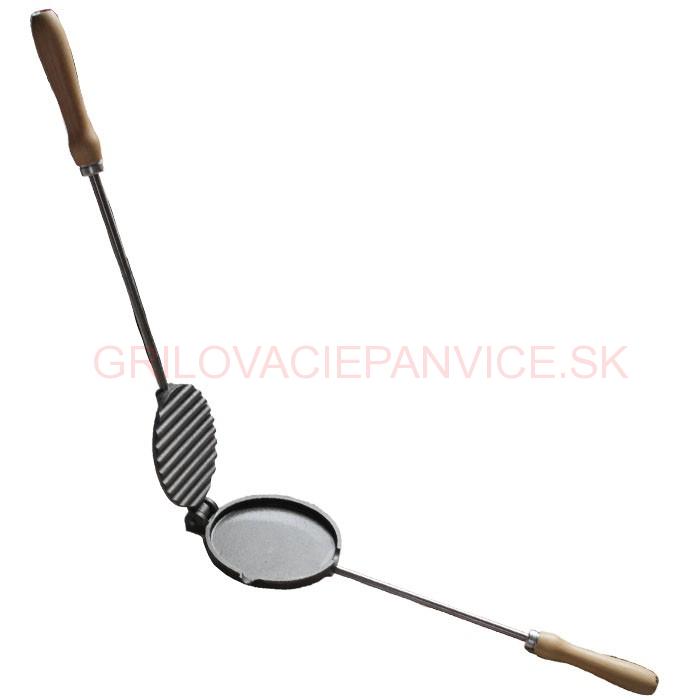 Liatinová panvica na grilovanie steakov DUO